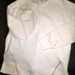 Womans Diadora Cream Sweatshirt